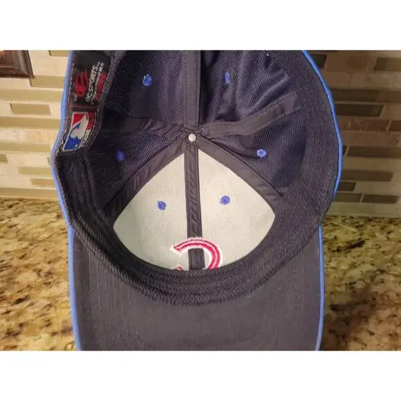 CHICAGO CUBS Hat Strapback Cap Royal Blue MLB Baseball OC Sports Adjustable - Picture 7 of 9